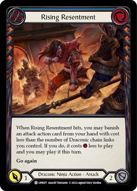 Card: Rising Resentment (blu)