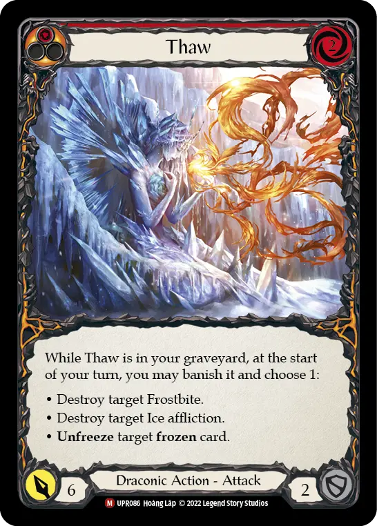 Card: Thaw (red)