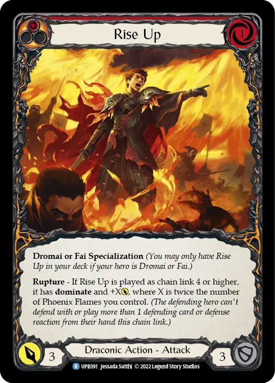 Card: Rise Up (red)