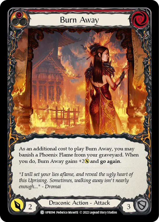 Card: Burn Away (red)