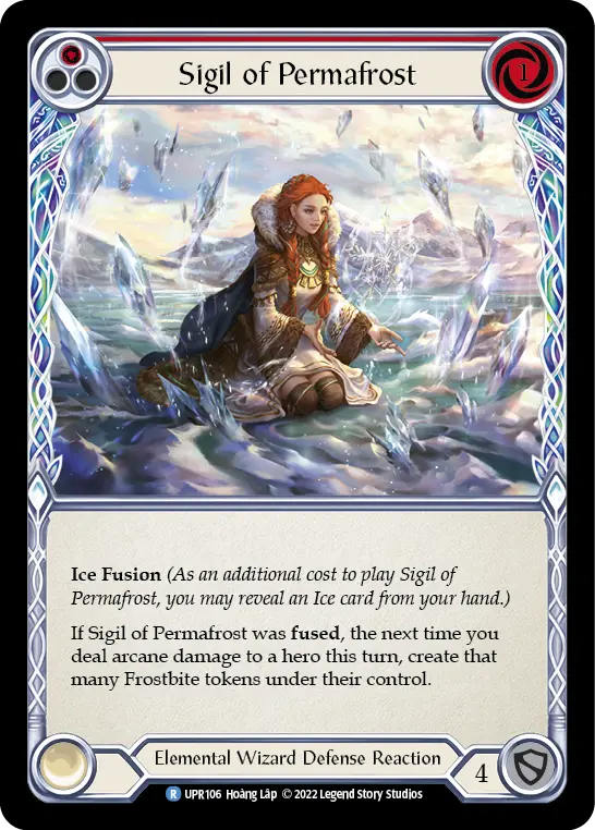 Card: Sigil of Permafrost (red)