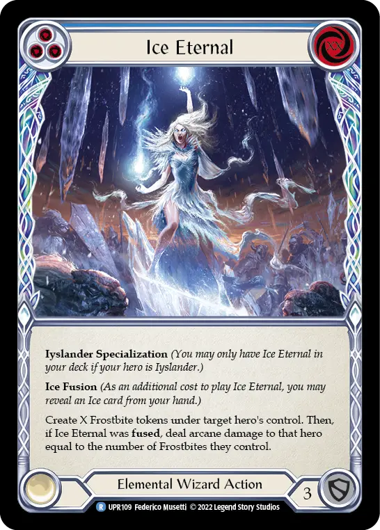 Card: Ice Eternal (blu)