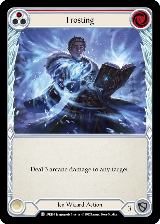 Card: Frosting (red)