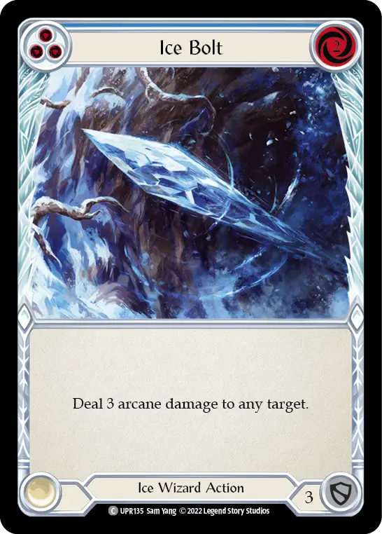 Card: Ice Bolt (blu)