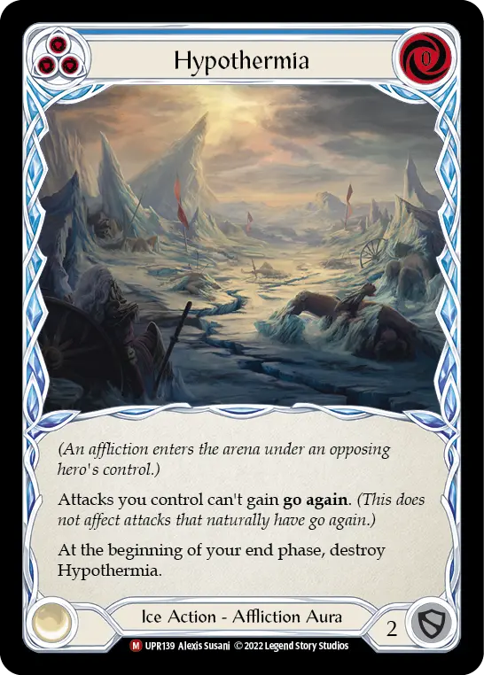 Card: Hypothermia (blu)