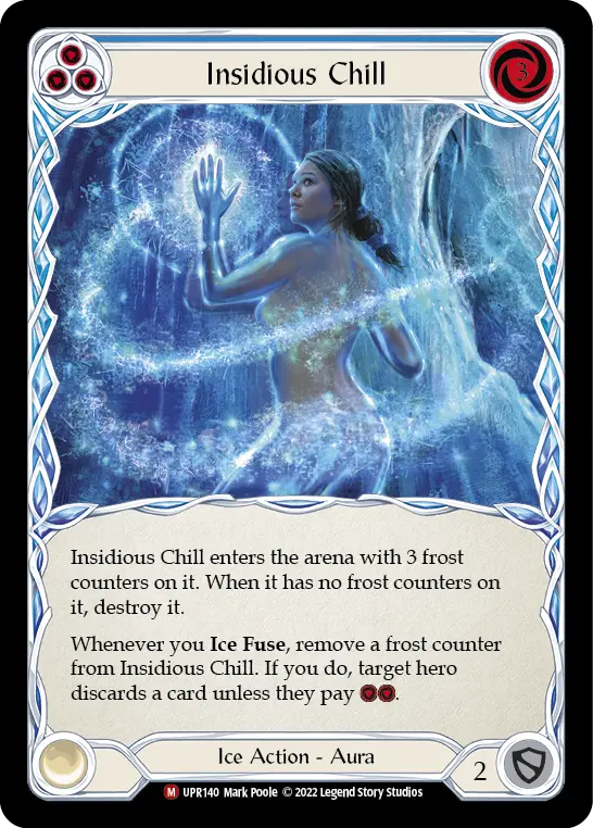 Card: Insidious Chill (blu)