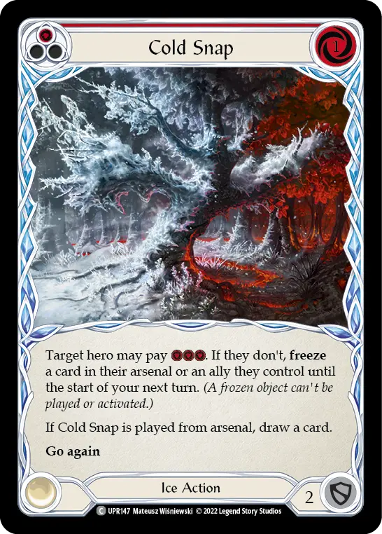 Card: Cold Snap (red)