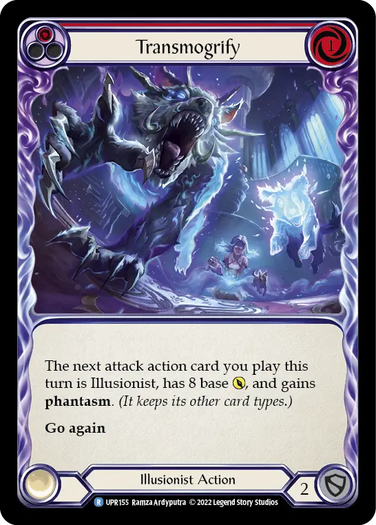 Card: Transmogrify (red)