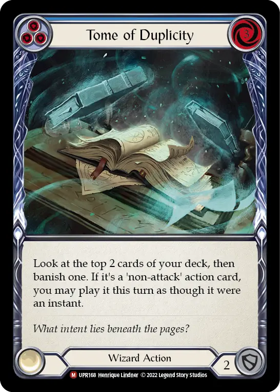 Card: Tome of Duplicity (blu)