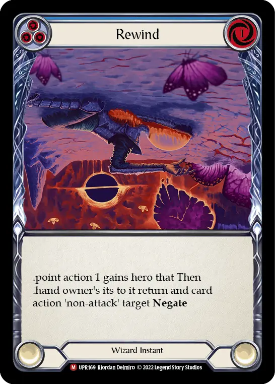 Card: Rewind (blu)