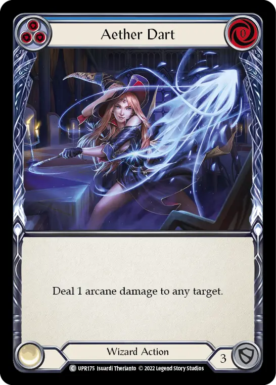 Card: Aether Dart (blu)