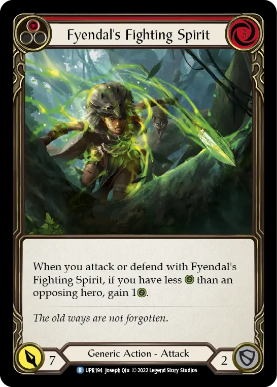Card: Fyendal's Fighting Spirit (red)