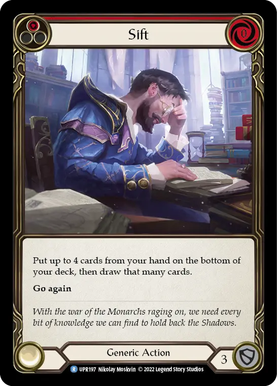 Card: Sift (red)