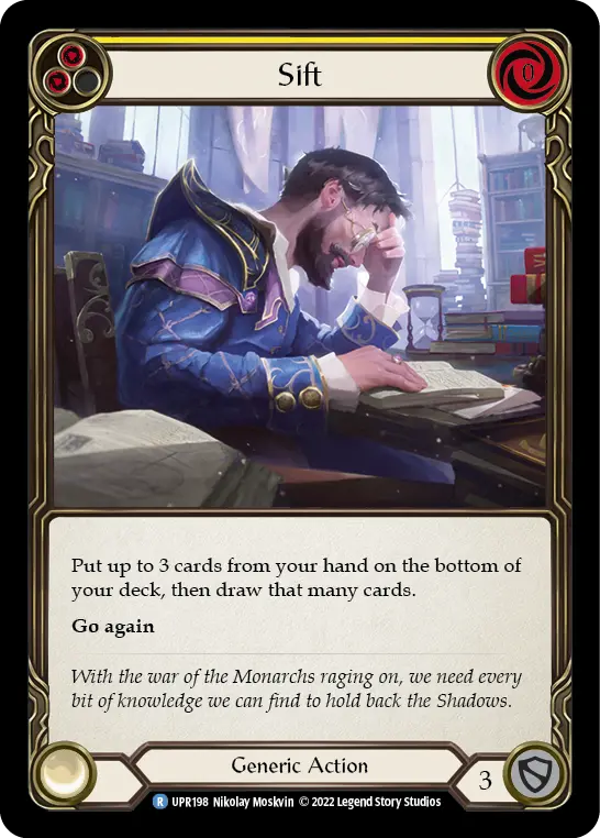 Card: Sift (yel)