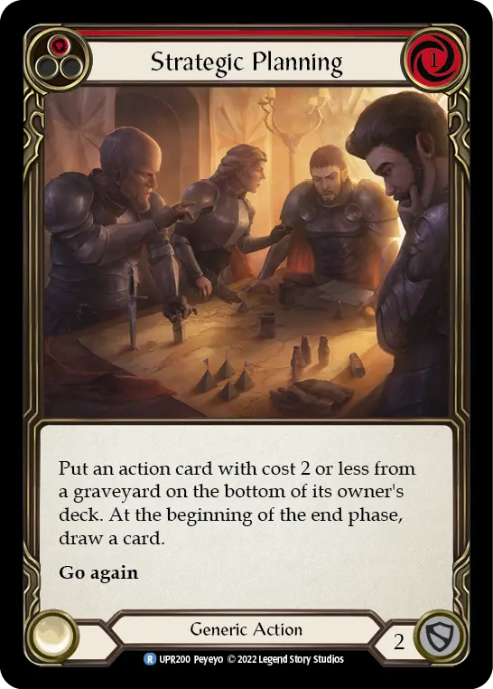 Card: Strategic Planning (red)
