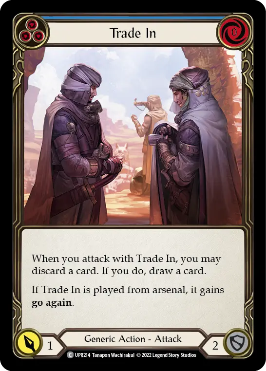 Card: Trade In (blu)
