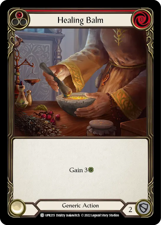 Card: Healing Balm (red)