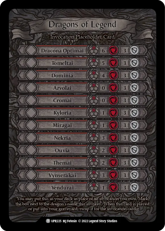 Card: Dragons of Legend