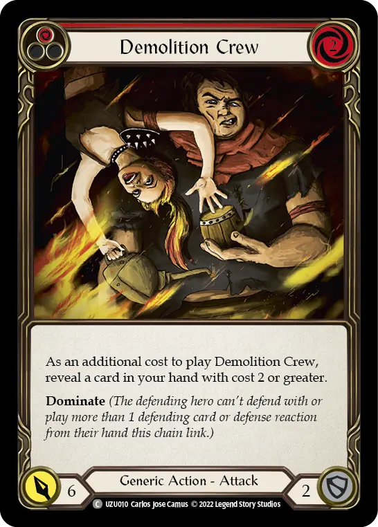 Card: Demolition Crew (red)