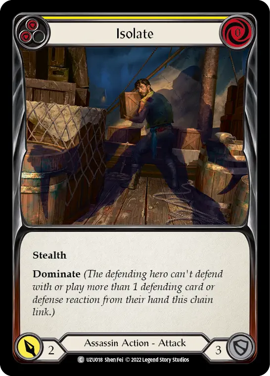 Card: Isolate (yel)