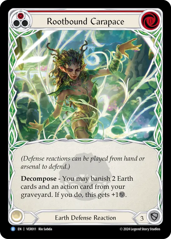 Card: Rootbound Carapace (red)