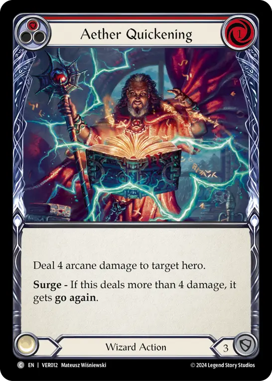 Card: Aether Quickening (red)
