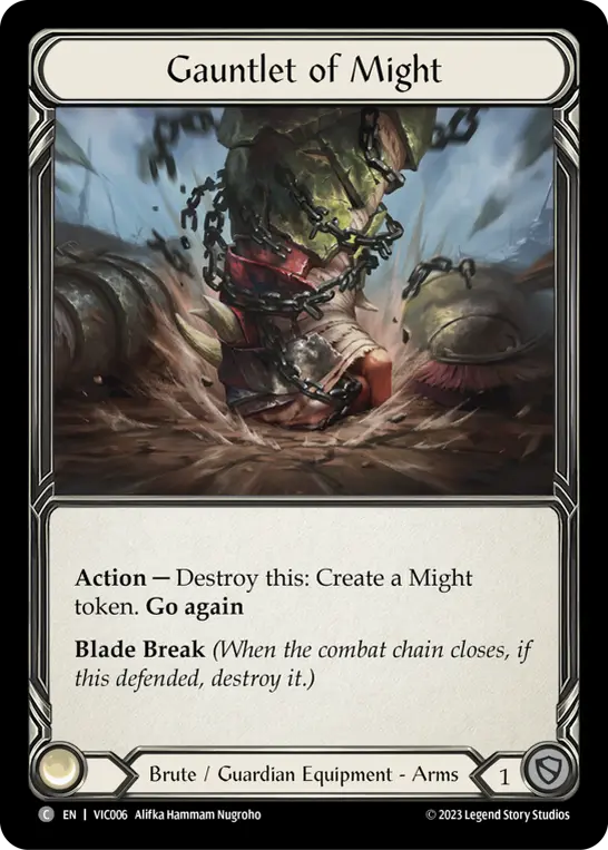 Card: Gauntlet of Might