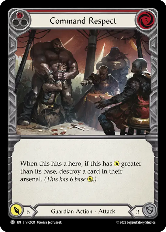 Card: Command Respect (red)
