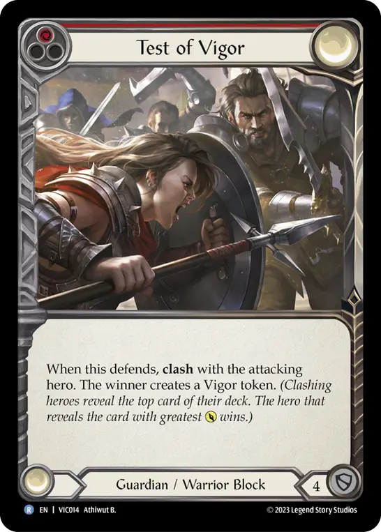 Card: Test of Vigor (red)