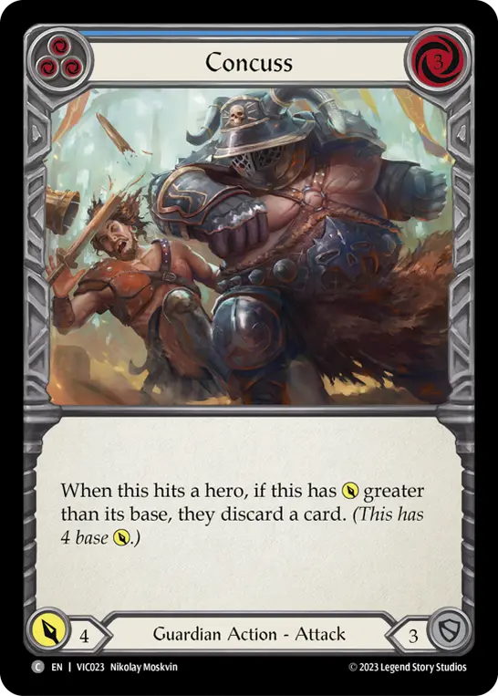 Card: Concuss (blu)