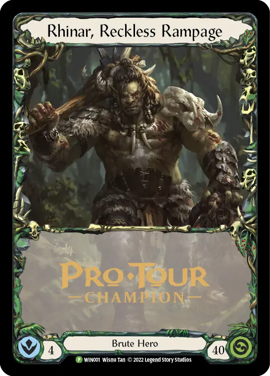 Card: Rhinar, Reckless Rampage