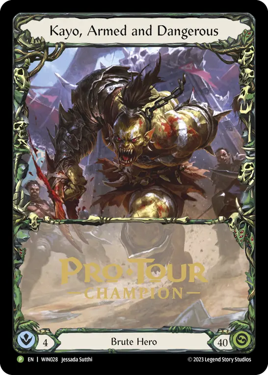 Card: Kayo, Armed and Dangerous