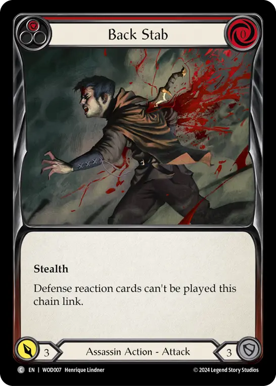 Card: Back Stab (red)