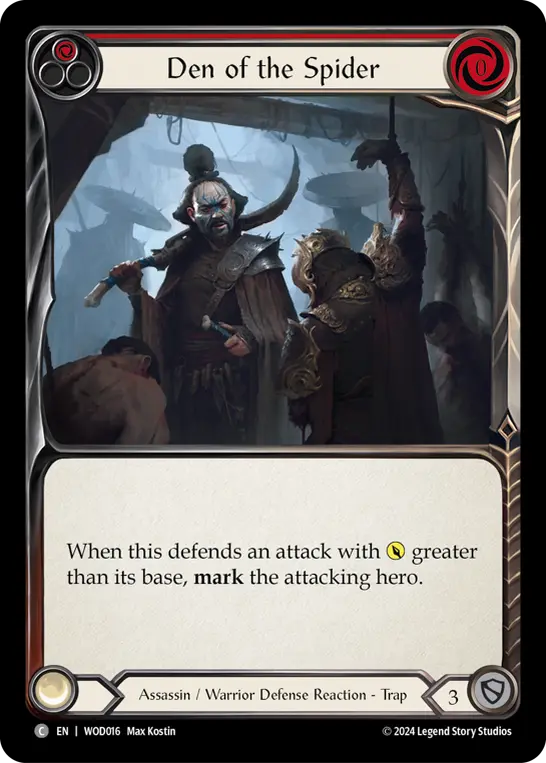 Card: Den of the Spider (red)