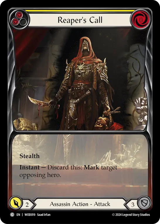 Card: Reaper's Call (yel)