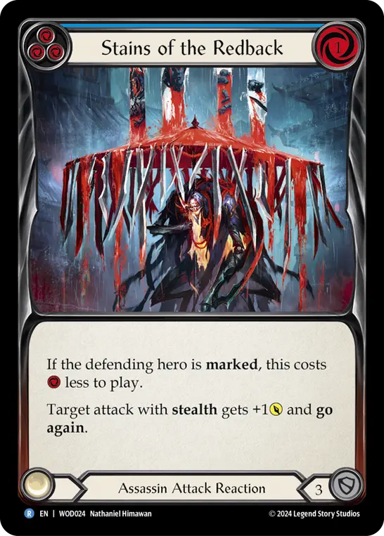 Card: Stains of the Redback (blu)