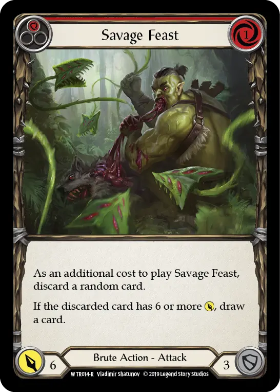 Card: Savage Feast (red)