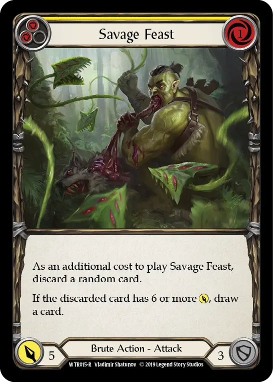 Card: Savage Feast (yel)