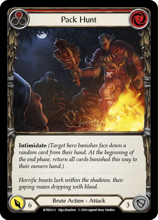 Card: Pack Hunt (red)