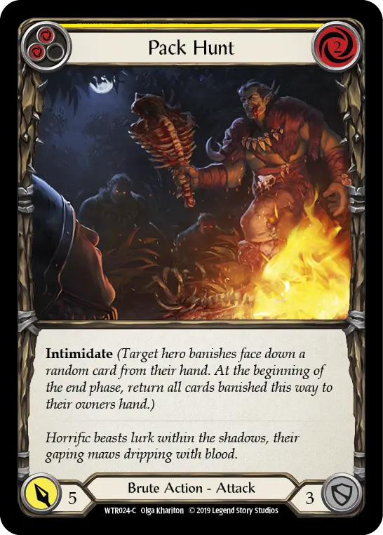 Card: Pack Hunt (yel)
