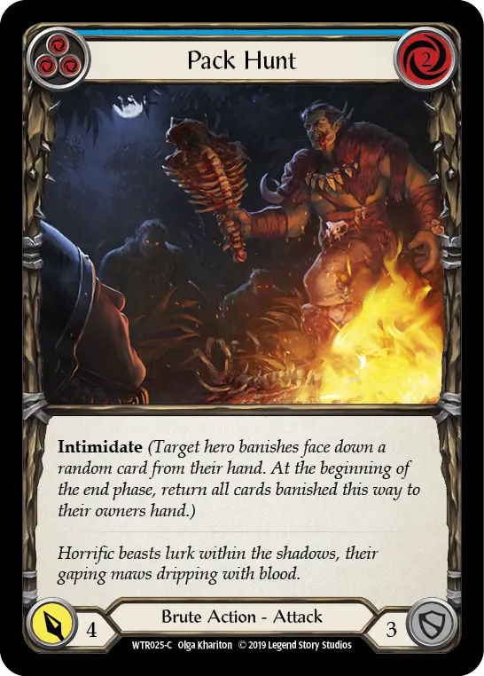 Card: Pack Hunt (blu)