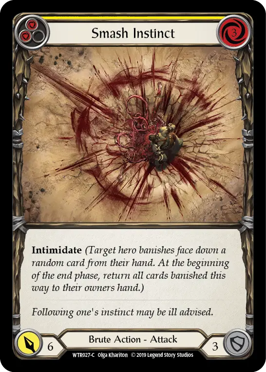 Card: Smash Instinct (yel)
