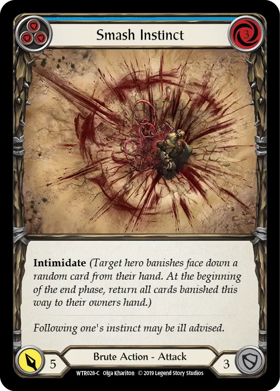 Card: Smash Instinct (blu)