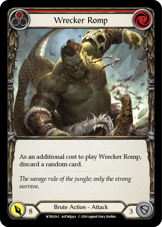 Card: Wrecker Romp (red)
