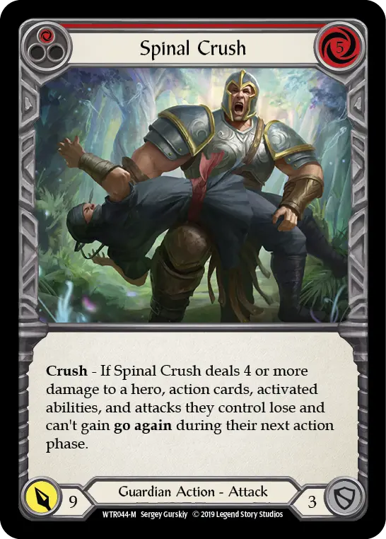 Card: Spinal Crush (red)