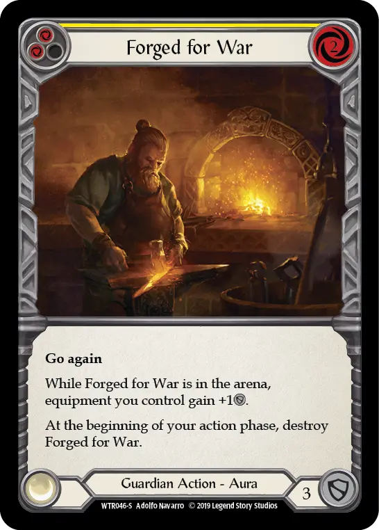 Card: Forged for War (yel)