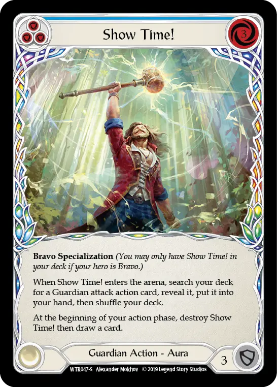 Card: Show Time! (blu)