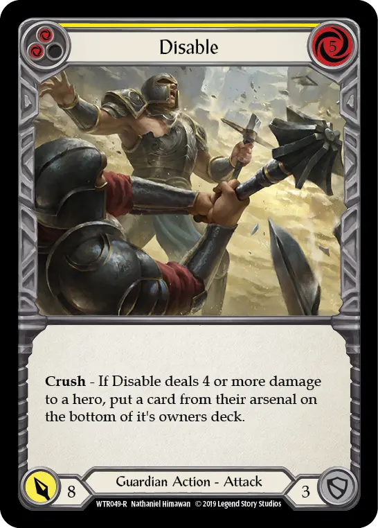 Card: Disable (yel)