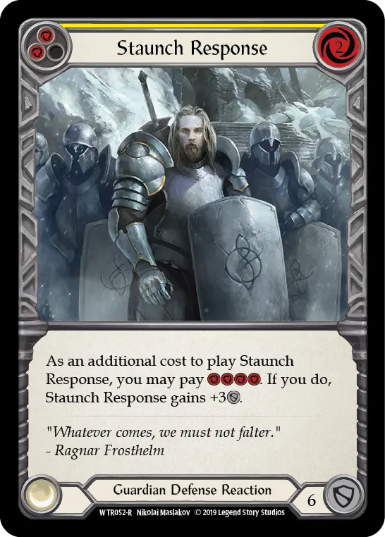 Card: Staunch Response (yel)