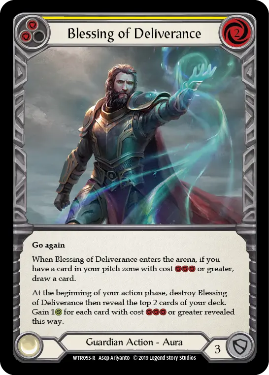 Card: Blessing of Deliverance (yel)